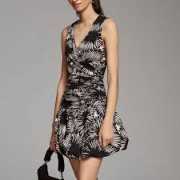 NWT Plenty by Tracy Reese (Anthropologie) Drop Waist Bubble Hem Dress (size XL) - Picture 1 of 5